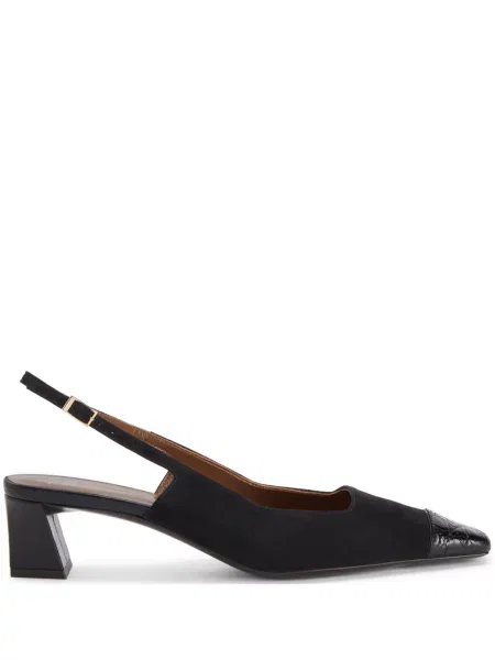 Pantofi cu toc Giuseppe Zanotti din piele slingback negru