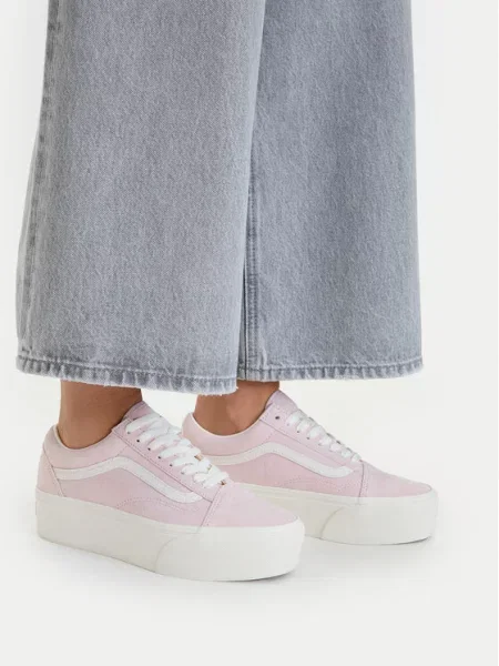 Tenisice Vans Old Skool Platform Svijetlo roza