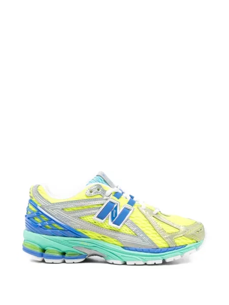 Sneakerși New Balance cu autograf galben