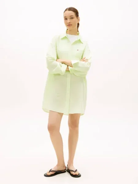 Tommy Jeans De in rochie verde