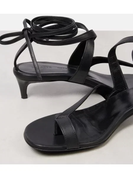 Sandale Khaite din piele negru