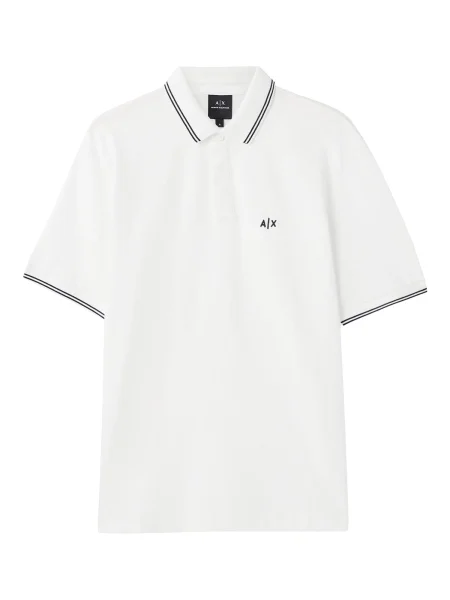 ARMANI EXCHANGE Tricou negru alb