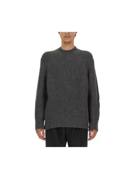 Sweter Alexander Mcqueen wełniany czarny