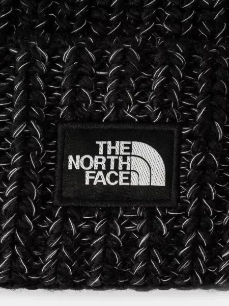 Čepice The North Face Cozy Chunky Cabin Beanie z husté pleteniny černá