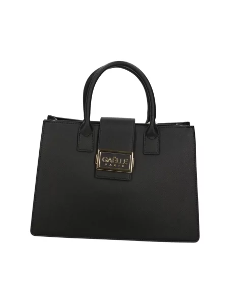 Torebka skórzana Gaëlle Paris skórzana czarna
