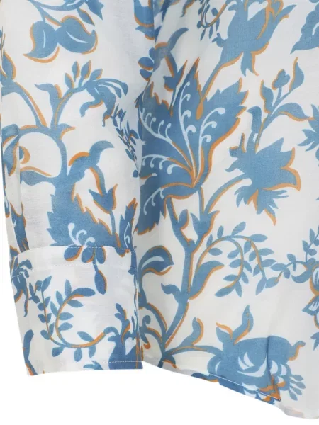 Cămașă Etro cu model floral cu imagine alb