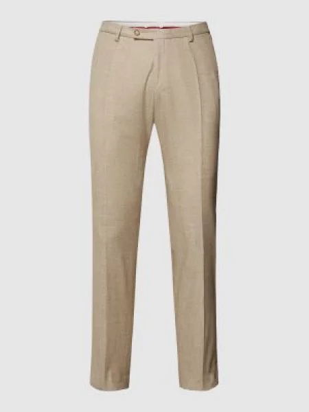 Spodnie do garnituru o kroju slim fit z efektem melanżowym model ‘Paco’ Cg - Club Of Gents