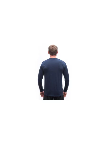 SENSOR Koszulka Merino Active Outside Tee LS deep blue-M niebieska