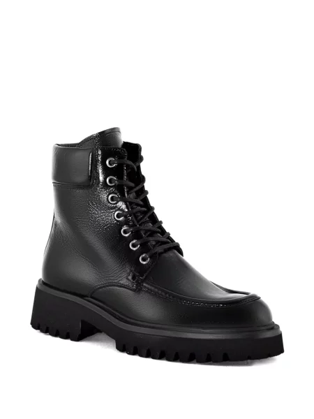 Botine Guglielmo Rotta cu șireturi din dantelă negru