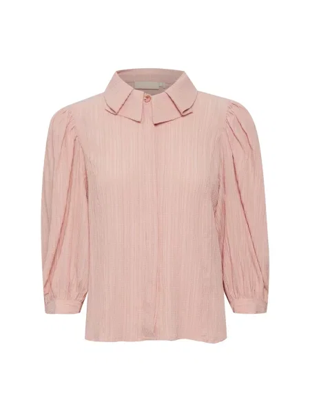 Koszula Karen By Simonsen z rękawami balonowymi elegancka różowa