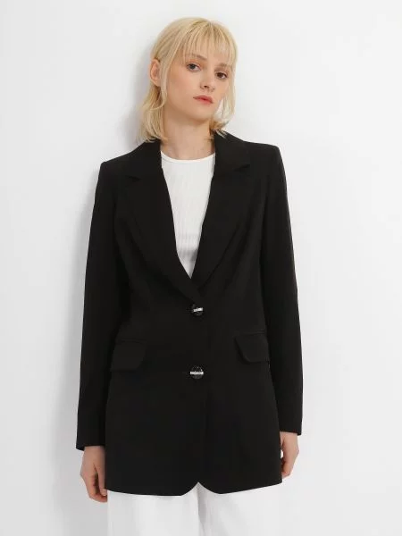 Danna Піджак Маріне меланж-чорний чорний