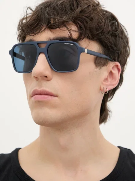 Ochelari de soare Armani Exchange Bleumarin albastru