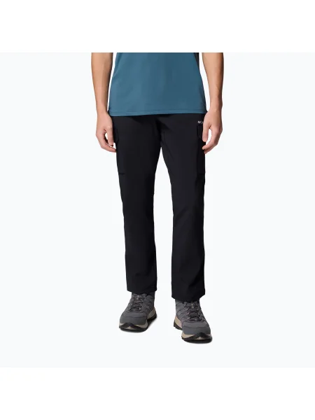 Pantaloni de drumeție pentru bărbați Columbia Tech Trail Utility Winter black negru