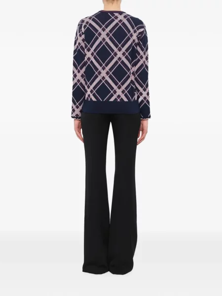 Pulover Kenzo cu model floral albastru