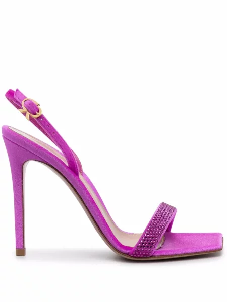 Sandale Gianvito Rossi din piele roz