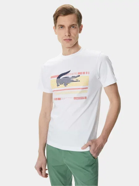 Lacoste Футболка білий