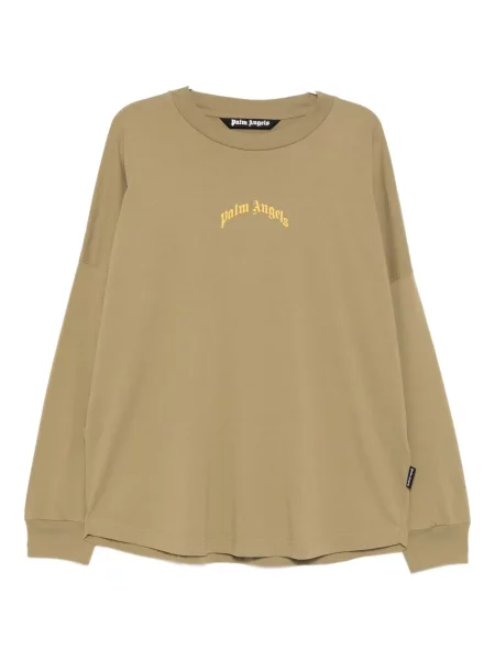 Tricou Palm Angels cu imagine verde