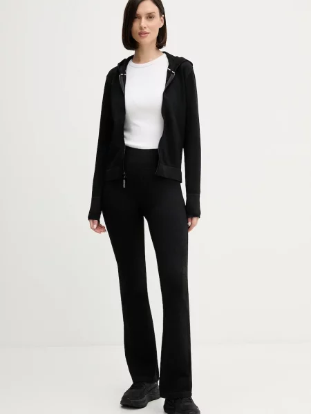 Dkny legginsy gładkie czarny