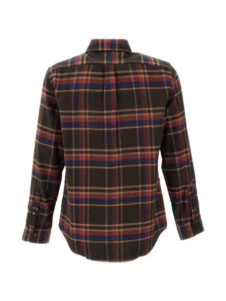 Καρό πουκάμισο Portuguese Flannel φανελένιο καφέ