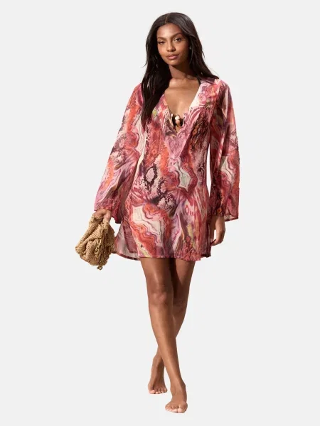 Lipsy Obleka za na plažo mešane barve