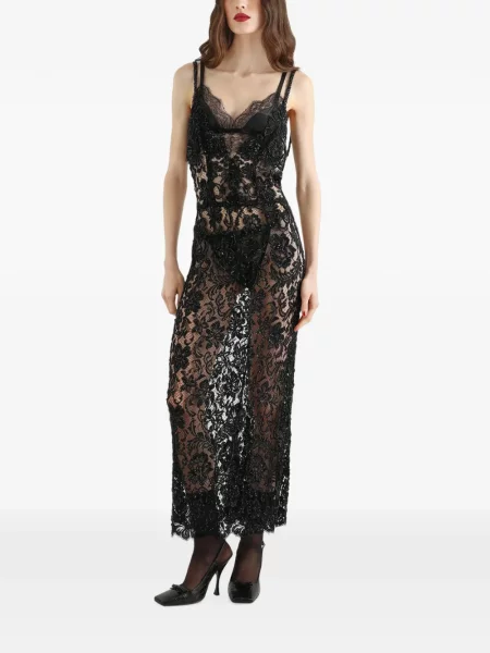 Rochie Dolce & Gabbana din dantelă negru
