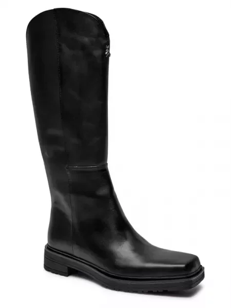 Patrizia Pepe De piele cizme STIVALI negru