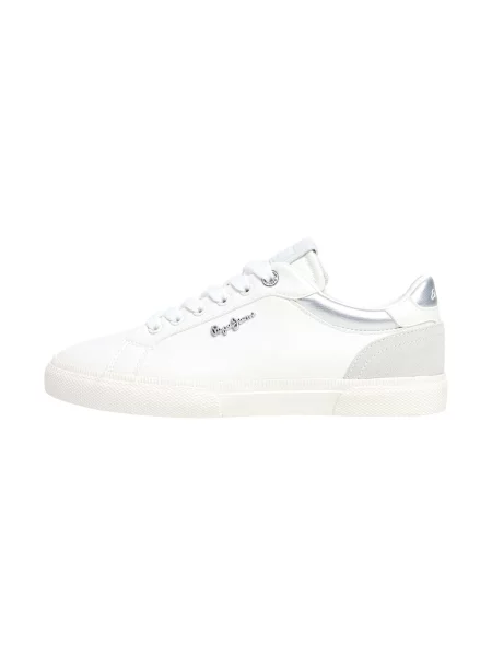 Sneakerși Pepe Jeans alb