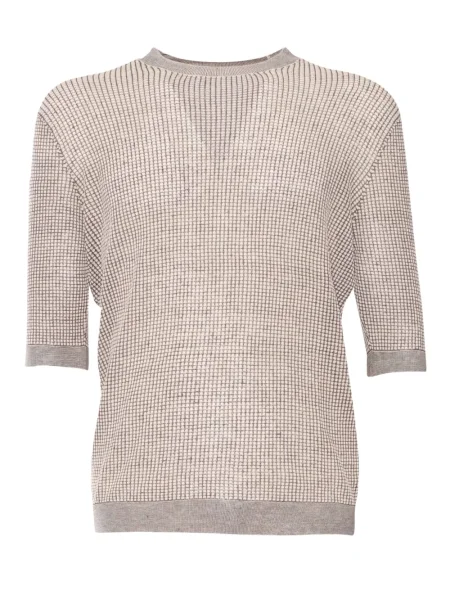 Tricou Ballantyne tricotate scurt