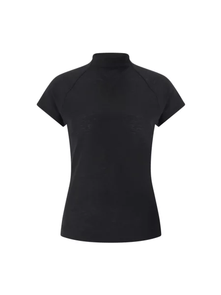 Koszulka Vince wełniana ze stójką czarna