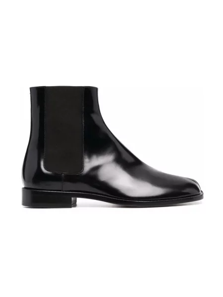 Botki Maison Margiela skórzane czarne