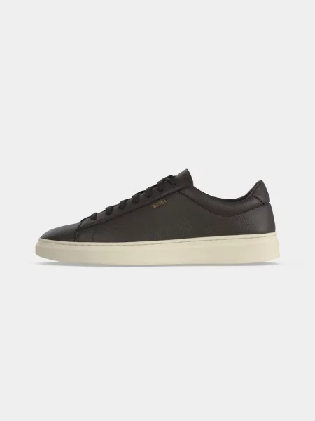 BOSS Kieran sneakers pentru bărbați din piele maro
