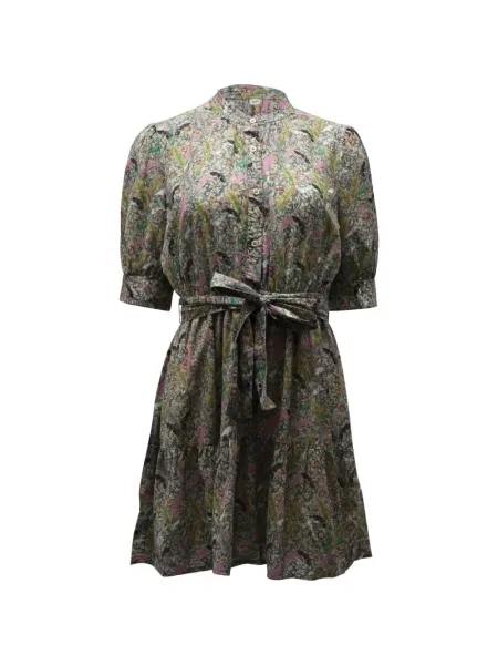 Rochie Ba&sh cu model floral cu imagine de costum verde