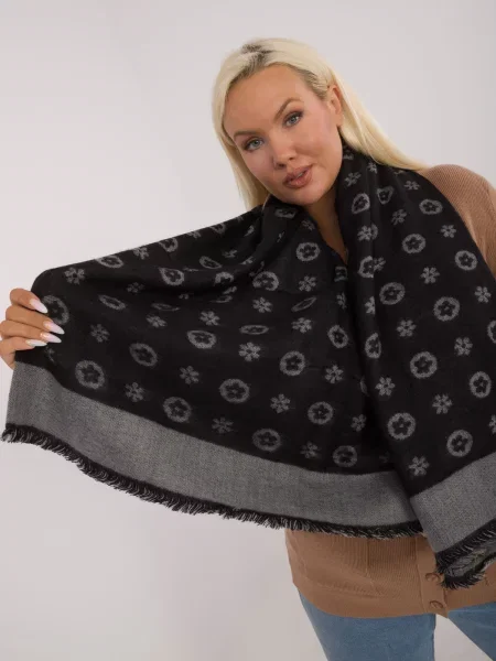 Fular Fashionhunters tricotate negru