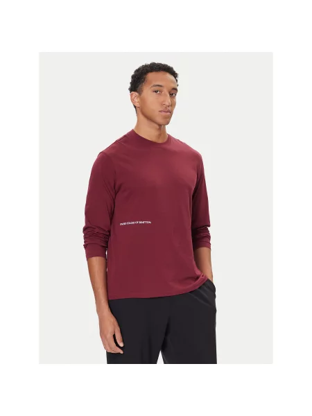 United Colors Of Benetton Zgornji del pižame Bordo rdeča