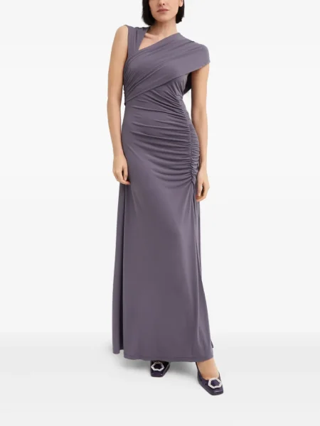 Rochie maxi Hervé Léger de costum gri