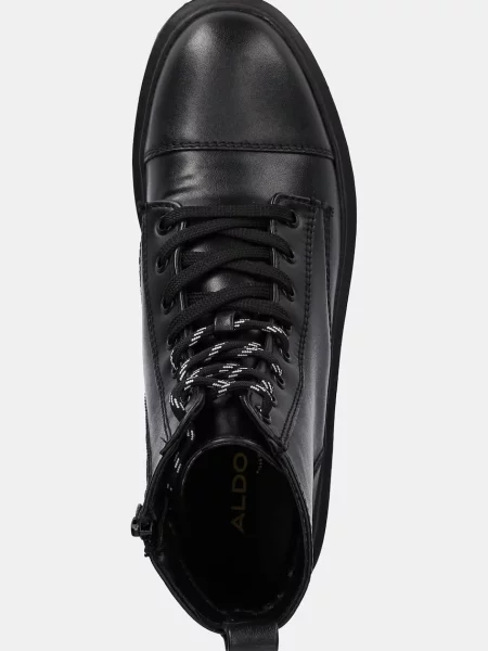 Кожаные ботинки Aldo черные