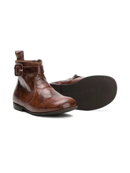Buty do kostki dziecięce Pèpè brązowe