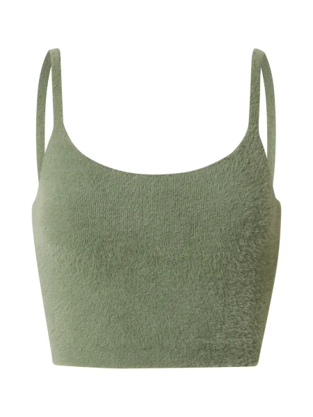 ABOUT YOU x Laura Giurcanu Top brodat Mona' verde