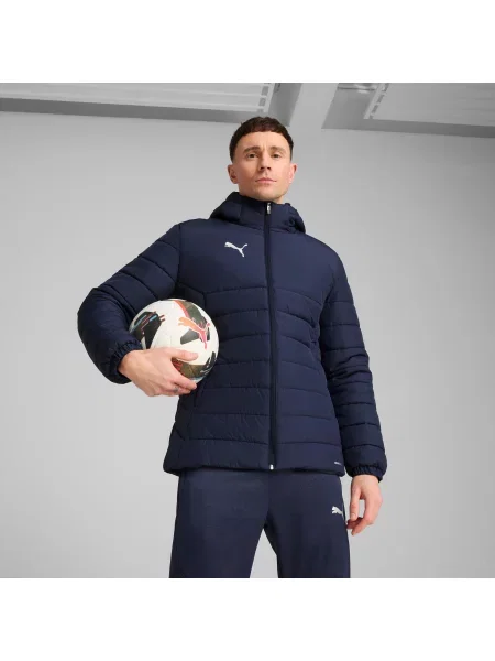 Kurtka z kapturem Puma Team Additions niebieska