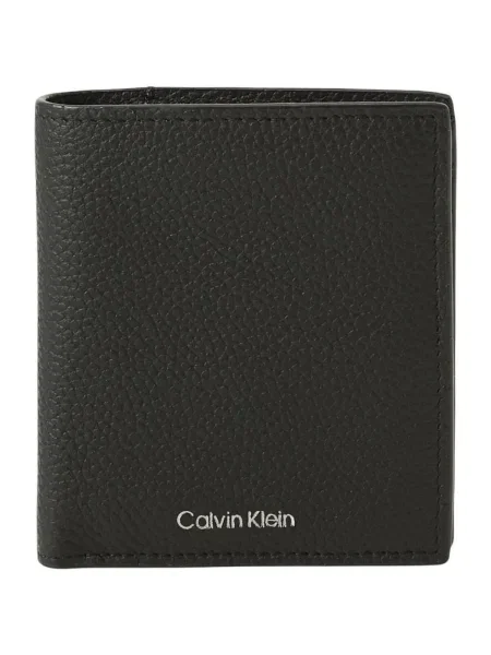 Calvin Klein Bőr pénztárca fekete