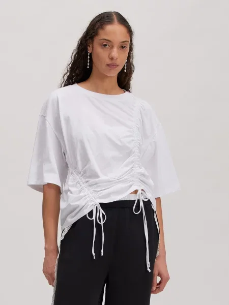 EDITED Tricou Doreen' alb