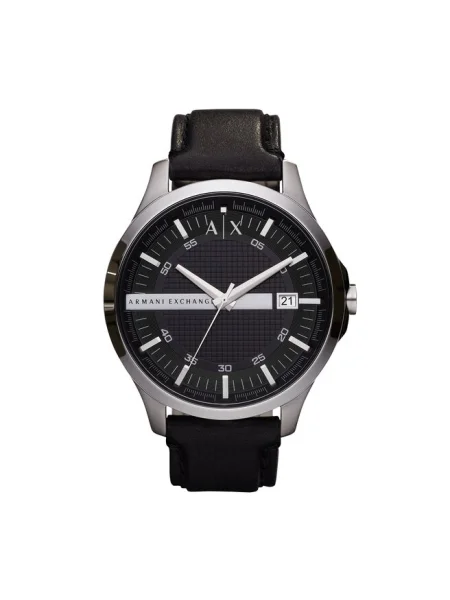 ARMANI EXCHANGE Ceas analogic / argintiu negru