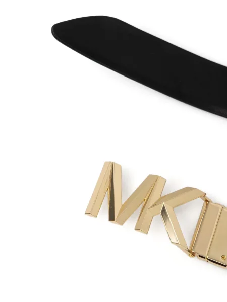 Curea Michael Michael Kors din piele cu imagine cu talie înaltă roz