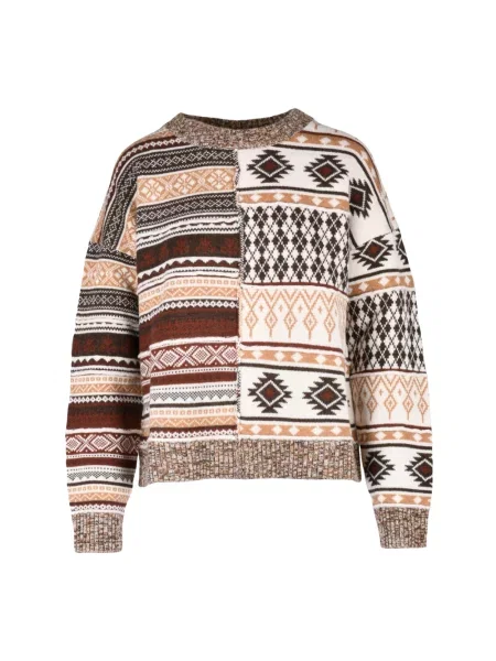 Sweter Ballantyne z okrągłym dekoltem