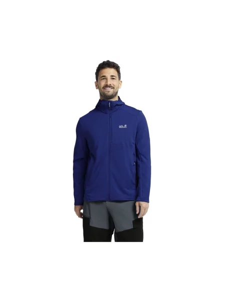 Fleecová mikina Jack Wolfskin modrá