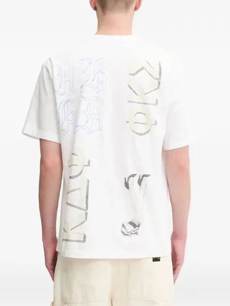 Tricou Neighborhood cu imagine alb