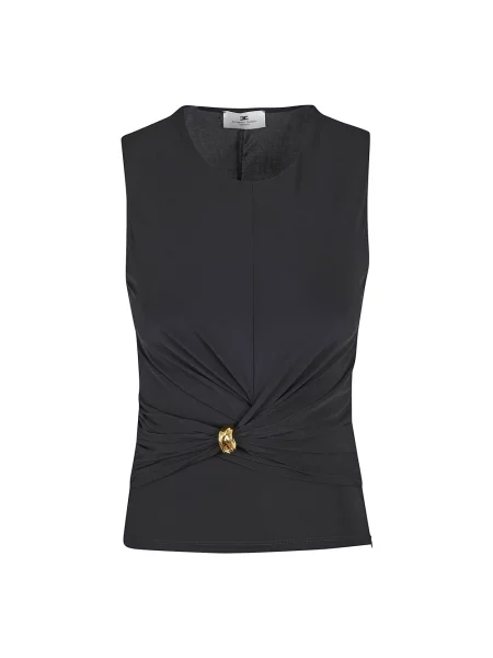 Top Elisabetta Franchi czarny