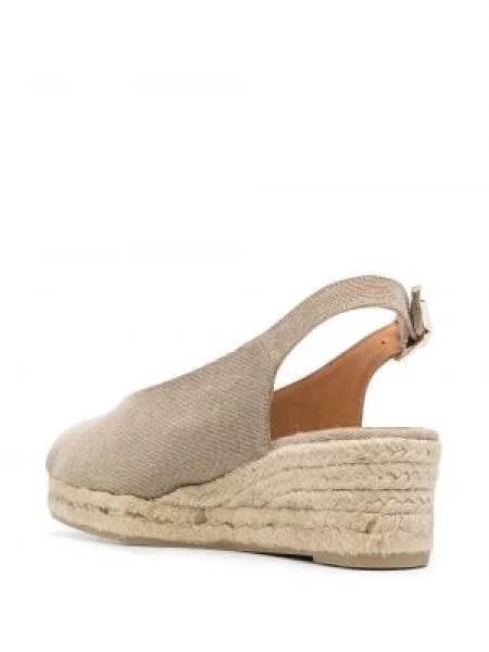Espadrilky Castañer na klínovém podpatku