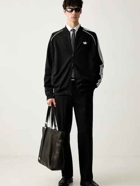 Tek klasična jakna Adidas Originals črna