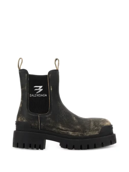 Botine chelsea Balenciaga din piele negru